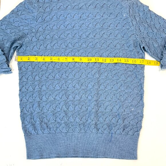 Sundance Frances Ruffle Turtleneck Long Sleeve Sweater Womens Size M - Picture 8 of 9